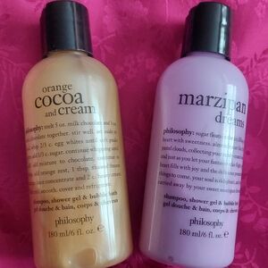 Philosophy Orange Cocoa & Marzipan Dreams Dual Shower Gel Set - Orange, Purple